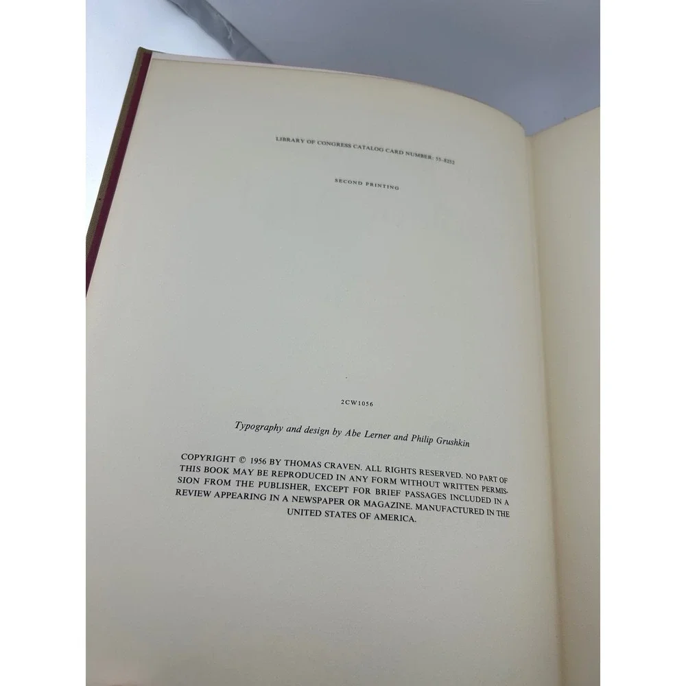The Rainbow Book‎ of Art by Thomas Craven Vintage Hardcover 1956